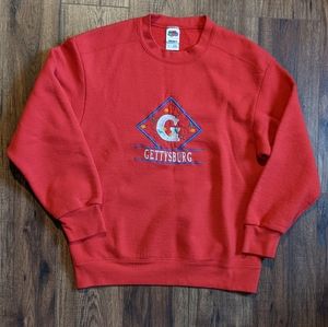 Vintage Gettysburg Crewneck Sweatshirt Medium